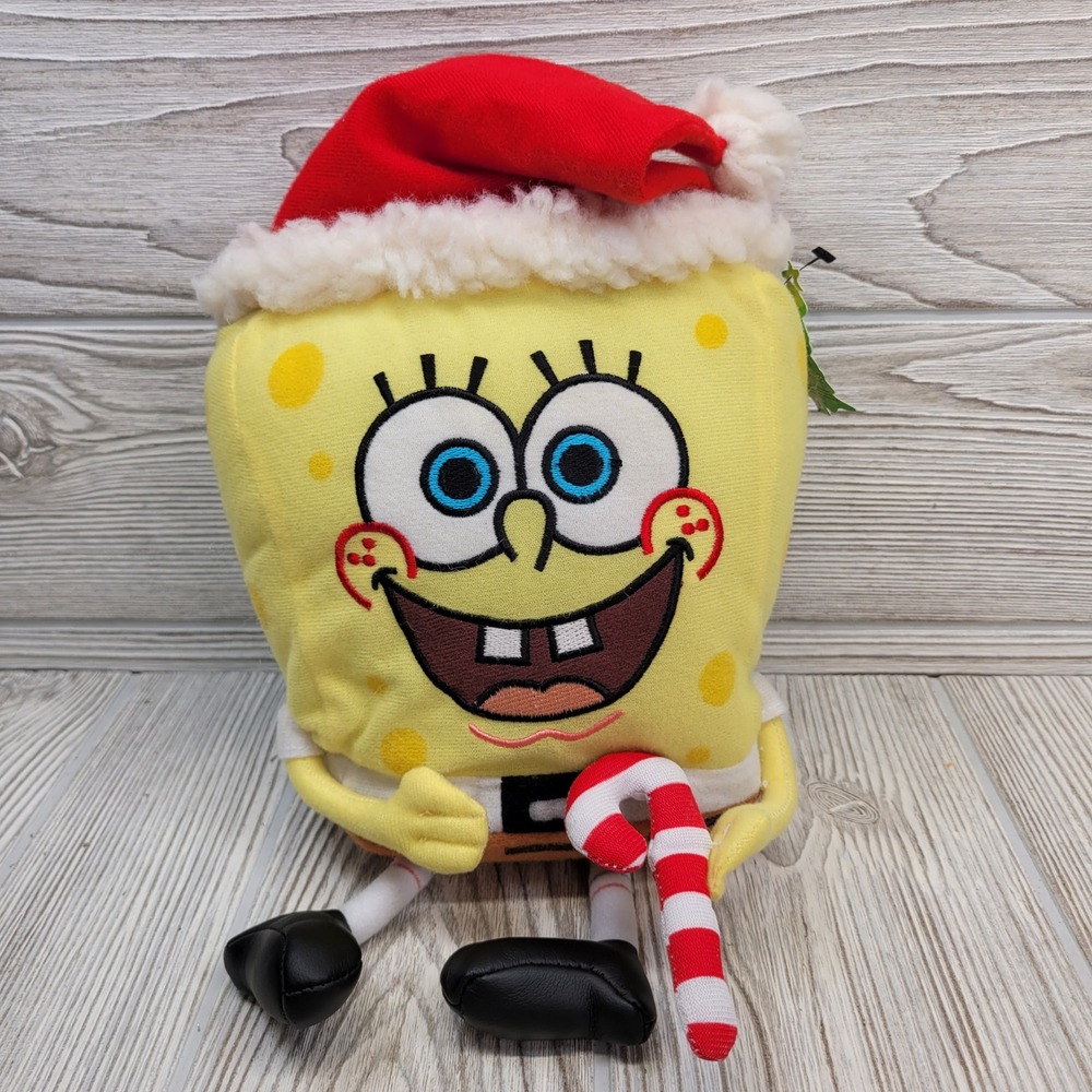 Nanco Spongebob Squarepants Santapants Candy Cane Christmas Santa Nickelodeon‎